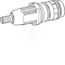 Hansa Termostatick kartue bez uzavrn HANSA 2.7 59913823