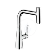 Hansgrohe Metris Select Pkov dezov baterie 240 s vytaitelnm vtokem, chrom 14857000