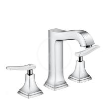 Hansgrohe Metropol Classic Totvorov umyvadlov baterie 160 s pkovou rukojet, s odtokovou soupravou s thlem, chrom 31331000