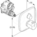 Termostatick sprchov baterie pod omtku, chrom