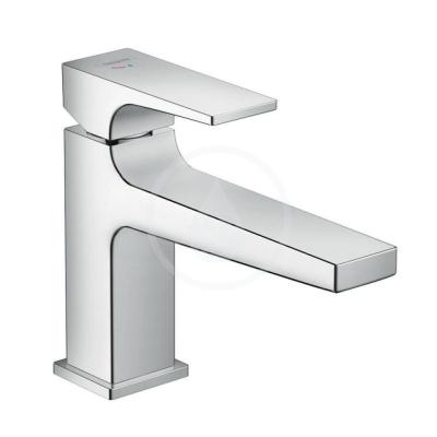 Pkov umyvadlov baterie 100 CoolStart s odtokovou soupravou Push-Open, chrom