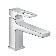 Hansgrohe Metropol Pkov umyvadlov baterie 100 s odtokovou soupravou Push-Open, chrom 74502000