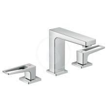 Hansgrohe Metropol Pkov totvorov baterie 110 s odtokovou soupravou Push-Open, chrom 74514000