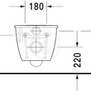 Zvsn klozet, 370 mm x 540 mm, bl - klozet