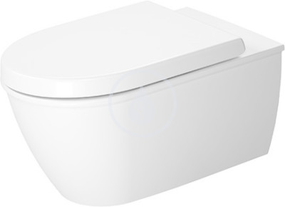 Závěsný klozet Darling New, 370 mm x 620 mm, bílý - klozet