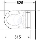 Zvsn klozet Darling New, 370 mm x 620 mm, bl - klozet