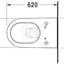 Zvsn klozet, 375 mm x 620 mm, bl - klozet, s WonderGliss