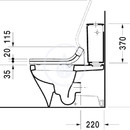 WC kombi msa pro SensoWash, s WonderGliss, bl