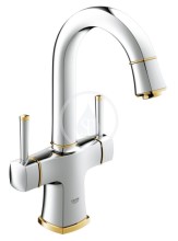 Grohe Umyvadlov 1-otvorov baterie, chrom/zlat 21107IG0