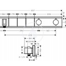 Baterie pod omtku pro 3 spotebie, ern/chrom