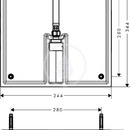 Zkladn tleso pro horn sprchu Raindance 400 x 400 mm Air 1jet