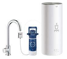 Grohe Red Dezov ventil Mono s ohevem vody a filtrac, zsobnk M, chrom 30085001