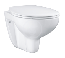 Grohe Bau Ceramic Závěsné WC se sedátkem SoftClose, rimless, alpská bílá 39351000
