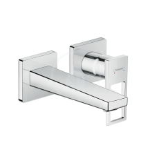 Hansgrohe Metropol Pkov umyvadlov dvouotvorov baterie s vtokem 165 mm, chrom 74525000