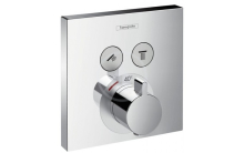 Hansgrohe Shower Select Termostatická baterie pod omítku, pro 2 výstupy, chrom 15763000