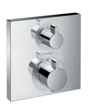 Hansgrohe Ecostat Square Termostatick baterie pod omtku s uzavracm ventilem, chrom 15712000