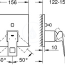 Baterie pod omtku pro 2 spotebie, chrom