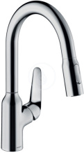 Hansgrohe Dezov baterie M4216-H180 s vsuvnou sprkou, sBOX, chrom 71821000