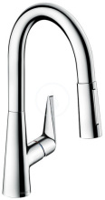 Hansgrohe M51 Dezov baterie M5116-H160 s vsuvnou sprkou, sBOX, chrom 73850000