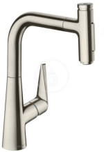 Hansgrohe Dezov baterie M5117-H220 s vsuvnou sprkou, sBOX, vzhled nerezu 73868800