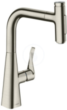 Hansgrohe Dezov baterie M7117-H240 s vsuvnou sprkou, sBOX, vzhled nerezu 73817800