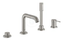 Grohe Essence Baterie na okraj vany, 4-otvorov instalace, supersteel 19578DC1