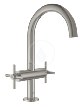 Grohe Atrio Umyvadlov baterie s vpust a otonm vtokem, velikost L, supersteel 21019DC3