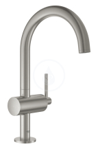 Grohe Umyvadlov baterie s vpust a otonm vtokem, velikost L, supersteel 32042DC3