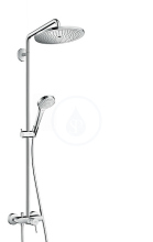 Hansgrohe Croma Select Sprchov souprava 280 1jet Showerpipe s pkovou bateri, chrom 26791000