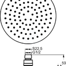 Hlavov sprcha Idealrain, prmr 200 mm, chrom