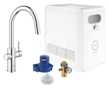 Grohe Blue Professional Dezov baterie s chladicm zazenm a filtrac, vsuvn sprka, chrom 31325002