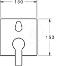 Vanov baterie pod omtku, s pepnaem pro 2 vstupy, chrom