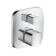 Hansgrohe PuraVida Termostat pod omtku s uzavracm a pepnacm ventilem, chrom 15771000