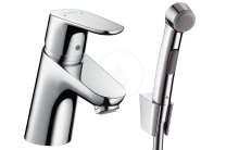 Hansgrohe Focus E2 Souprava pkov baterie 70 s bidetovou sprkou a sprchovou hadic, chrom 31926000