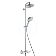 Sprchov set Showerpipe 240 s termostatem, EcoSmart 9 l/min, chrom