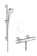 Hansgrohe Croma Select E Sprchov set Vario s termostatem, 3 proudy, sprchov ty 650 mm, bl/chrom 27081400