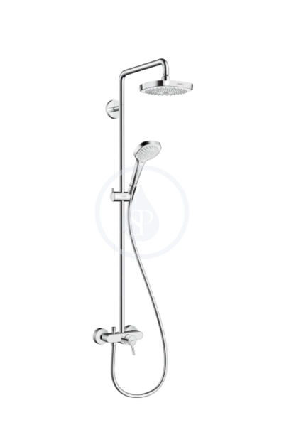 Sprchov souprava 180 2jet Showerpipe s pkovou bateri, bl/chrom