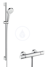 Hansgrohe Croma Select S Sprchov set Vario s termostatem, 3 proudy, sprchov ty 900 mm, bl/chrom 27014400