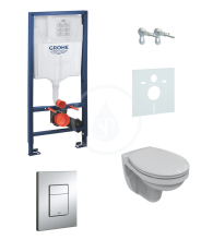Grohe Rapid SL Sada pro závěsné WC + klozet a sedátko Ideal Standard Quarzo 38528SET-KR