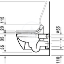 Zvsn WC pro SensoWash, Rimless, alpsk bl