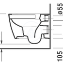 Zvsn WC Compact, Rimless, alpsk bl