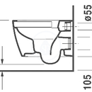 Zvsn WC Compact, Rimless, s HygieneGlaze, alpsk bl