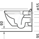 Zvsn WC, Rimless, bl