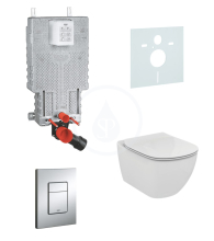 Grohe Uniset Sada pro závěsné WC + klozet a sedátko softclose Ideal Standard Tesi 38643SET-KE