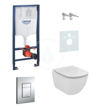 Grohe Rapid SL Sada pro závěsné WC + klozet a sedátko Ideal Standard Tesi 38528SET-KF