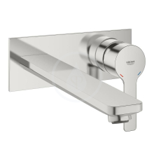 Grohe Lineare Umyvadlov baterie L pod omtku, 2-otvorov instalace, supersteel 23444DC1