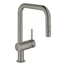 Grohe Minta Dezov baterie s vsuvnou sprkou, kartovan Hard Graphite 32322AL2