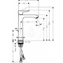 Pkov umyvadlov baterie 200, s vpust, chrom