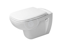 Duravit D-Code Zvsn WC, Rimless, sedtko SoftClose, alpsk bl 45700900A1