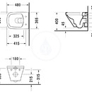 Zvsn WC Compact, Rimless, alpsk bl